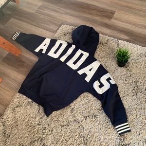 *RARE* navy adidas hoodie